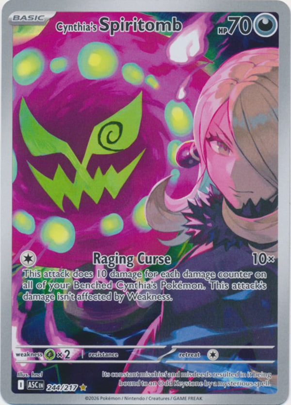 Cynthia's Spiritomb - 244/217 - Illustration Rare