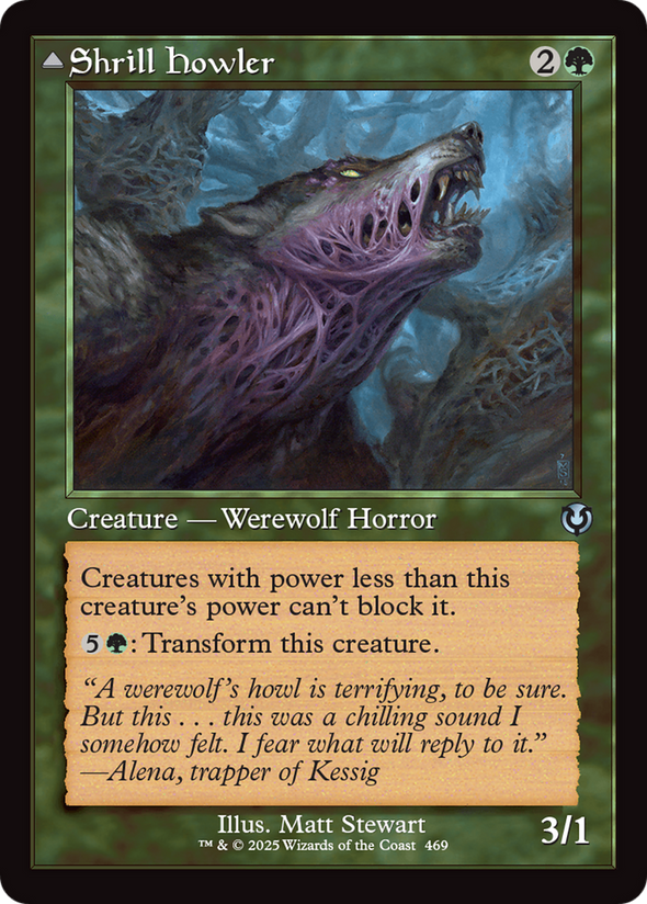 Shrill Howler // Howling Chorus - Retro Frame (INR)