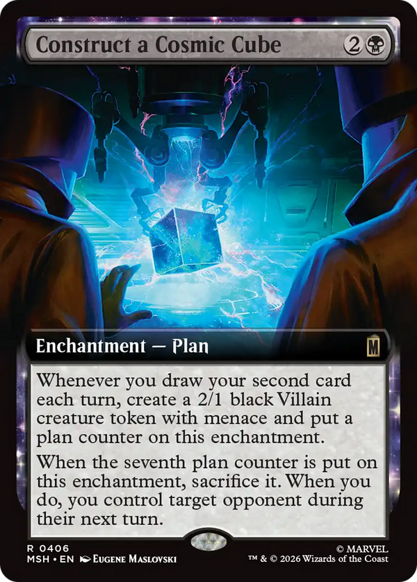 Construct a Cosmic Cube - Extended Art (MSH) (Pre-Order)