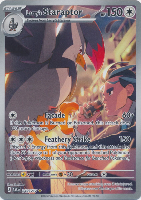Larry's Staraptor - 249/217 - Illustration Rare
