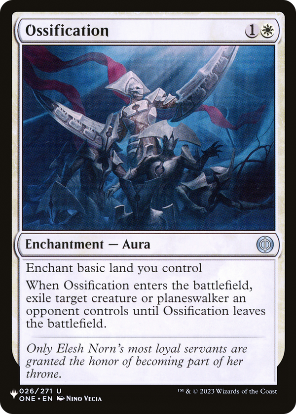 Ossification - ONE Reprint (PLST)