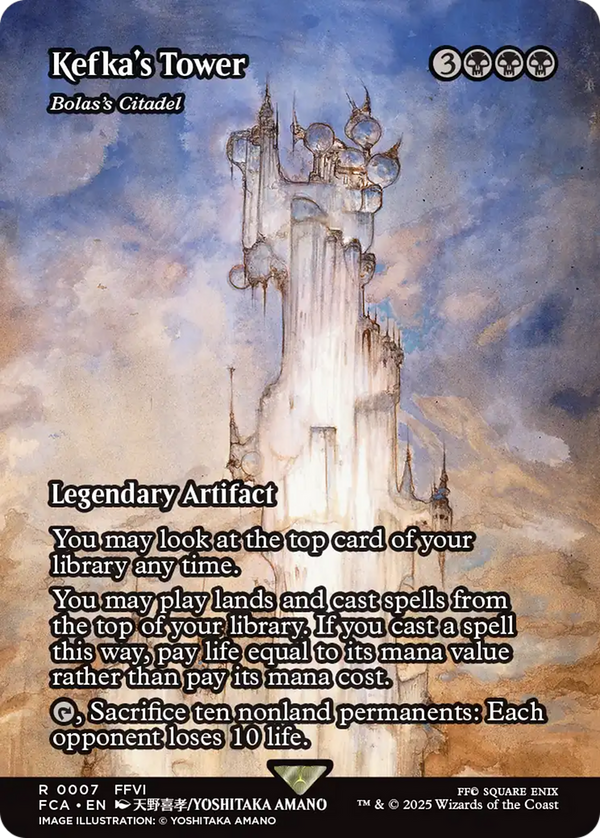 Kefka's Tower // Bolas's Citadel - Borderless (FCA)
