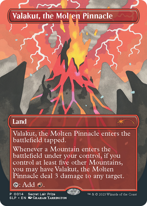 Valakut, the Molten Pinnacle - Borderless (SLP)