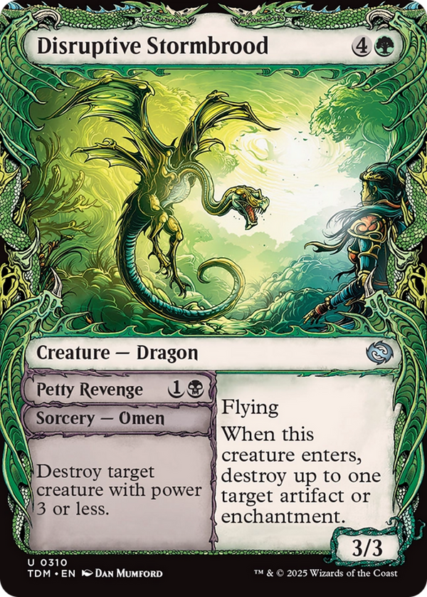 Disruptive Stormbrood // Petty Revenge - Draconic Showcase (TDM)