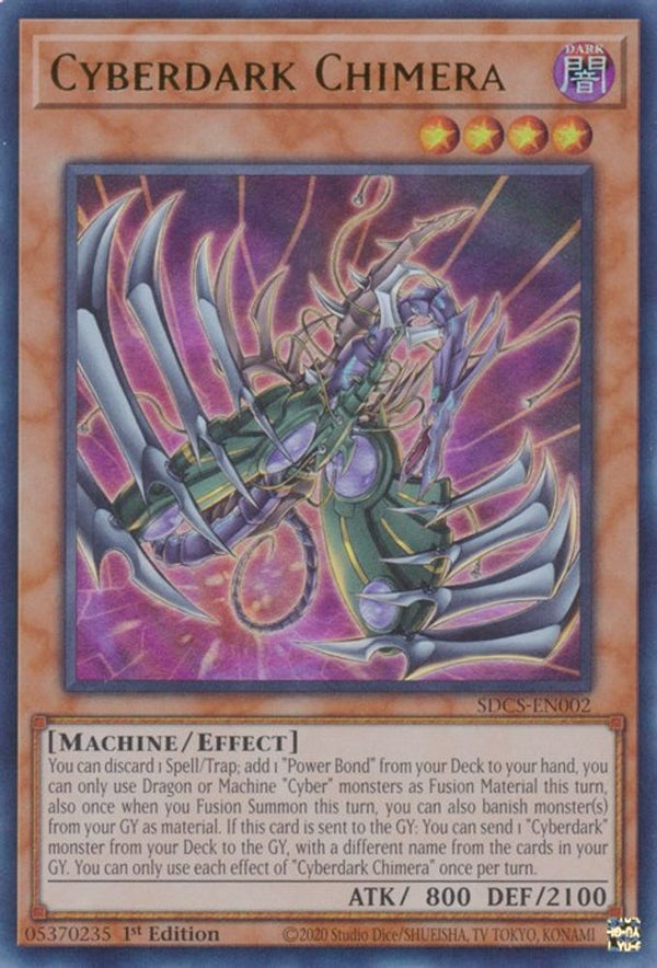 Cyberdark Chimera - SDCS-EN002 - Ultra Rare - Unlimited