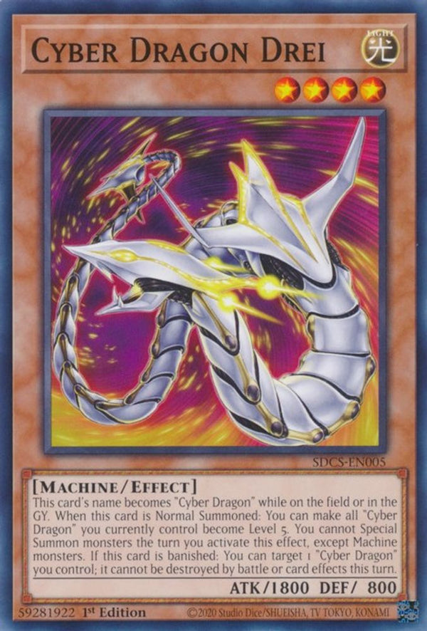 Cyber Dragon Drei - SDCS-EN005 - Common - Unlimited