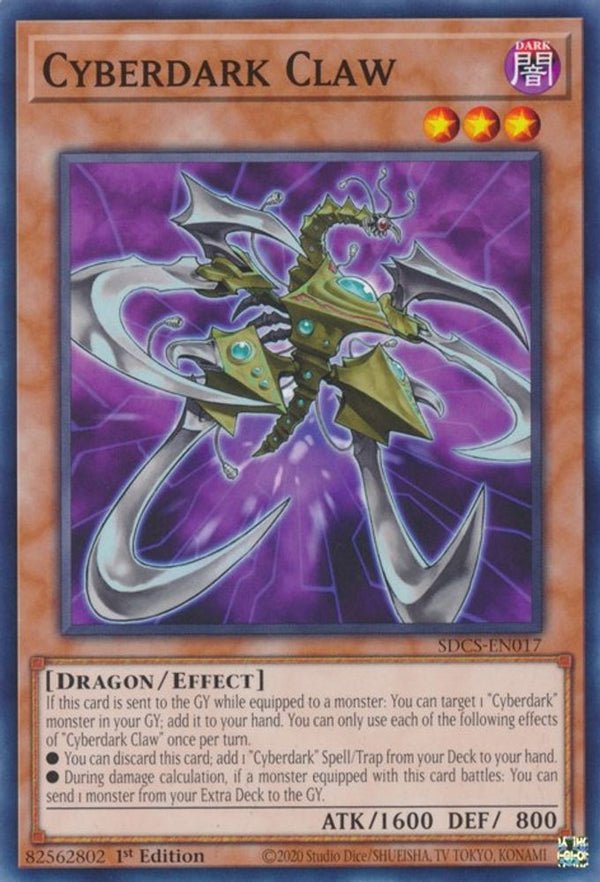 Cyberdark Claw - SDCS-EN017 - Common - Unlimited