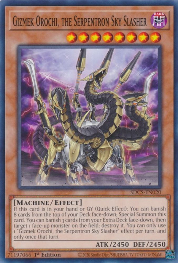 Gizmek Orochi, the Serpentron Sky Slasher - SDCS-EN020 - Common - Unlimited