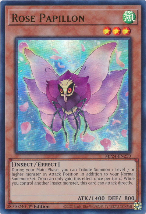 Rose Papillon - MP24-EN250 - Ultra Rare - 1st Edition