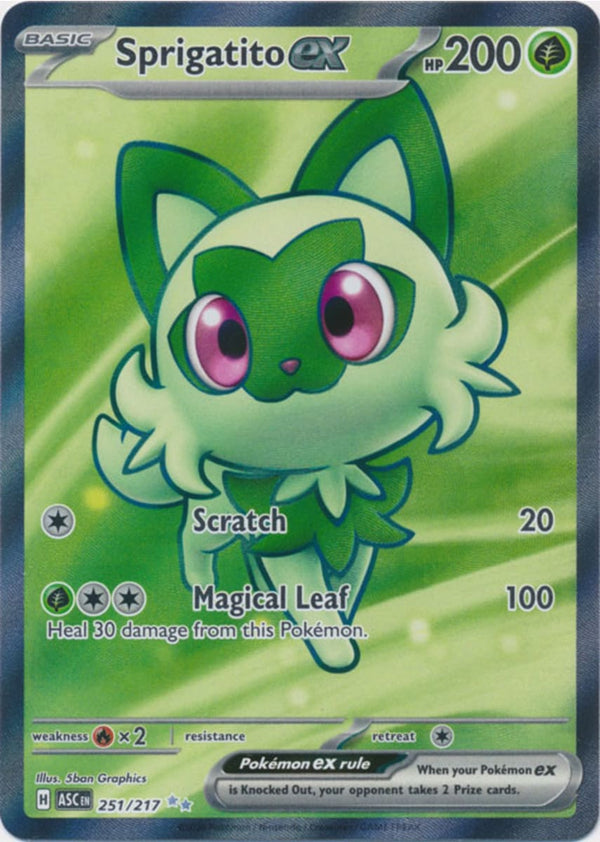 Sprigatito ex - 251/217 - Ultra Rare