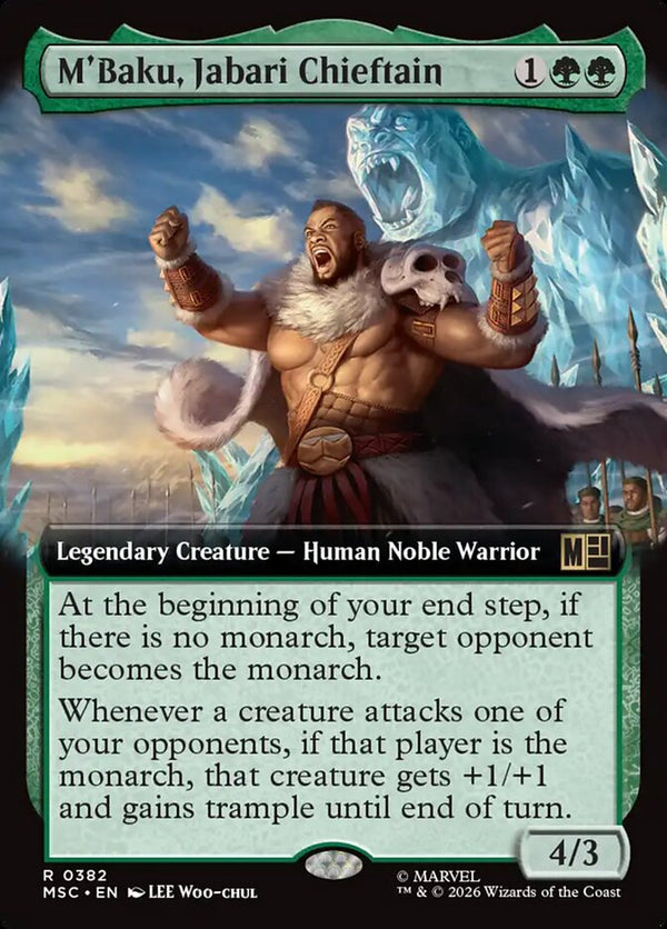 M'Baku, Jabari Chieftain - Extended Art (MSC)