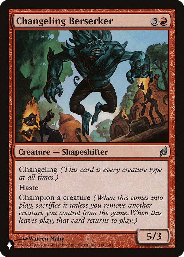 Changeling Berserker - LRW Reprint (PLST)
