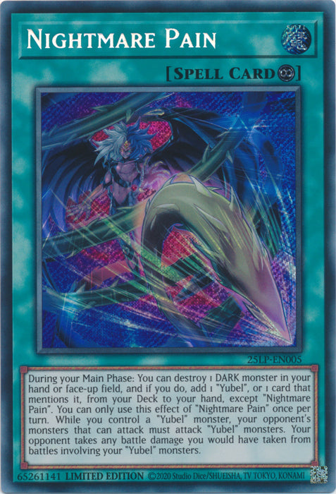 Nightmare Pain (SCR) - 25LP-EN005 - Secret Rare - Limited Edition