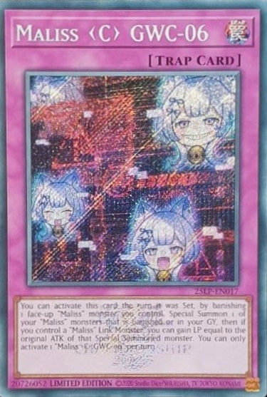 Maliss C GWC-06 (ESR) - 25LP-EN017 - Emblazoned Secret Rare - Limited Edition