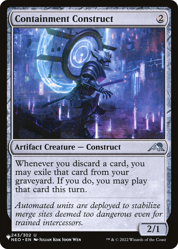 Containment Construct - NEO Reprint (PLST)