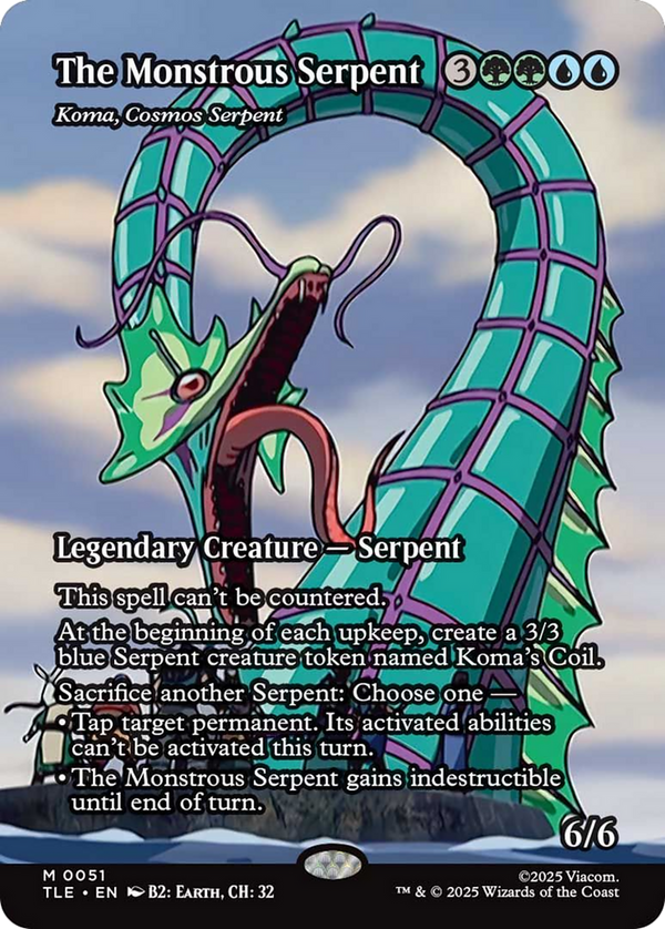 The Monstrous Serpent // Koma, Cosmos Serpent - Borderless Source Material (TLE)