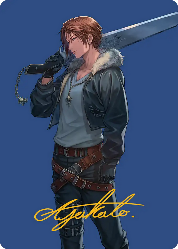 Squall, SeeD Mercenary - Art Series (Gold-Stamped Signature) (AFIN)