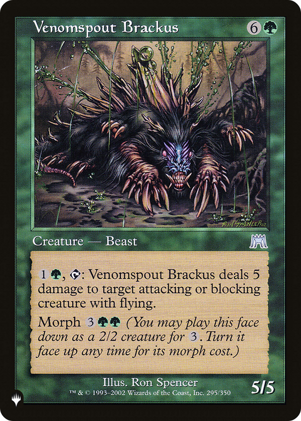 Venomspout Brackus - ONS Reprint (PLST)
