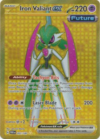 Iron Valiant ex - 261/182 - Gold Secret Rare available at 401 Games Canada