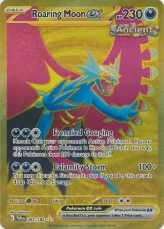 Roaring Moon ex - 262/182 - Gold Secret Rare available at 401 Games Canada