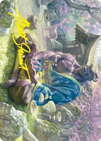 Kosei, Penitent Warlord // Kosei, Penitent Warlord - Art Series (Gold-Stamped Signature) (ANEO)