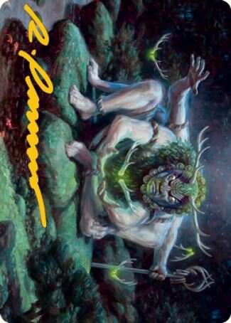 Myojin of Towering Might // Myojin of Towering Might - Art Series (Gold-Stamped Signature) (ANEO)