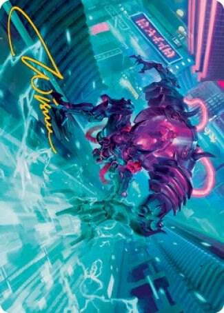 Surgehacker Mech // Surgehacker Mech - Art Series (Gold-Stamped Signature) (ANEO)