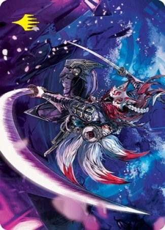 Blade-Blizzard Kitsune // Blade-Blizzard Kitsune - Art Series (Gold-Stamped Signature) (ANEO)