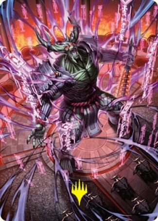 Hidetsugu, Devouring Chaos // Hidetsugu, Devouring Chaos - Art Series (Gold-Stamped Signature) (ANEO)