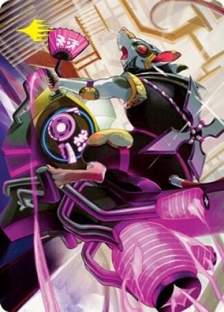 Nashi, Moon Sage's Scion // Nashi, Moon Sage's Scion - Art Series (Gold-Stamped Signature) (ANEO)