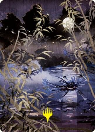 Swamp // Swamp - Art Series (Gold-Stamped Signature) (ANEO)