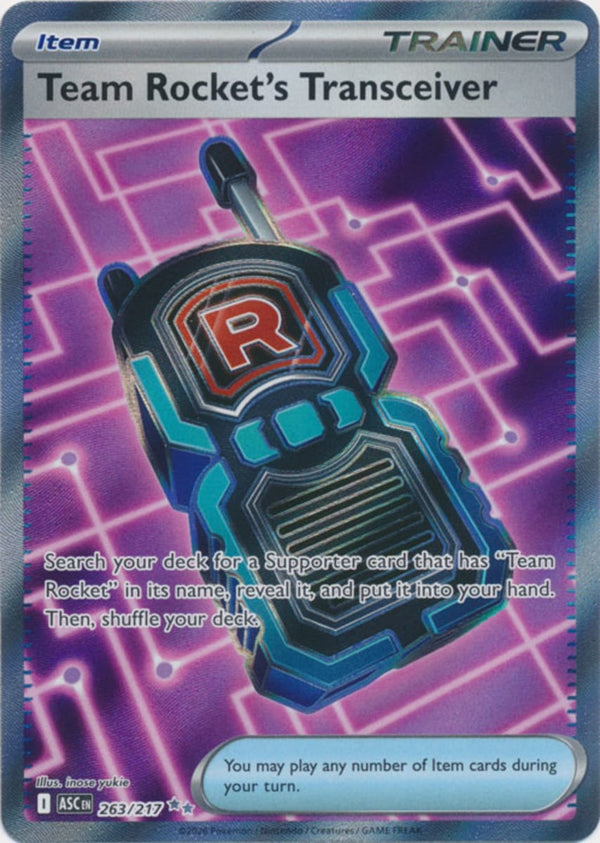 Team Rocket's Transceiver - 263/217 - Ultra Rare