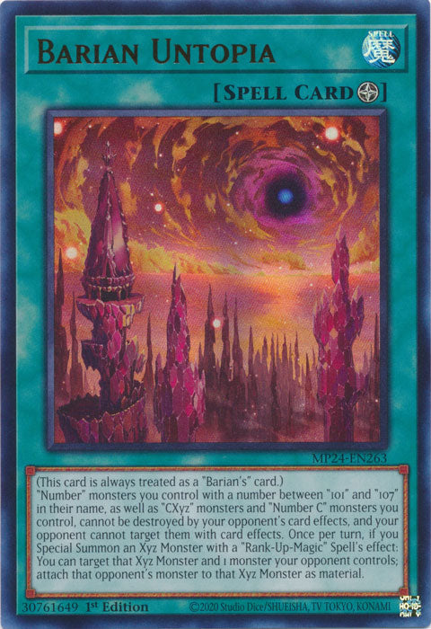 Barian Untopia - MP24-EN263 - Ultra Rare - 1st Edition