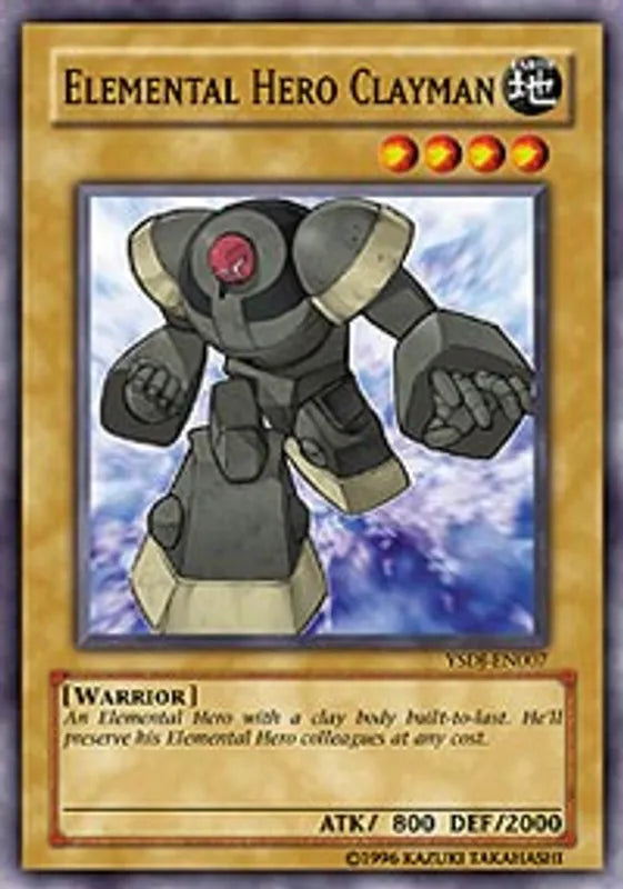 Elemental HERO Clayman - YSDJ-EN007 - Common - Unlimited