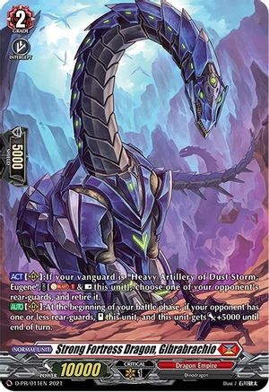 Strong Fortress Dragon, Gibrabrachio (Holo Foil) - D-PR/011EN - Promo
