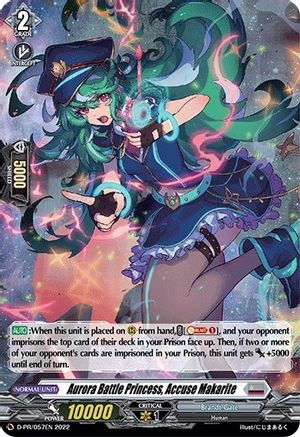 Aurora Battle Princess, Accuse Makarite (Holo Foil) - D-PR/057EN - Promo