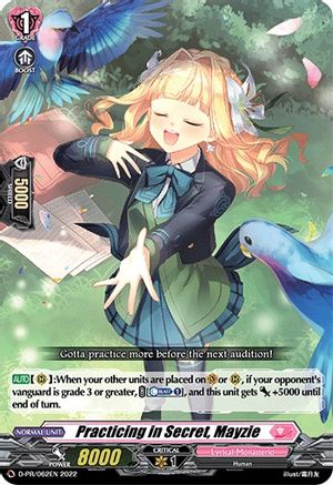 Practicing in Secret, Mayzie - D-PR/062EN - Promo