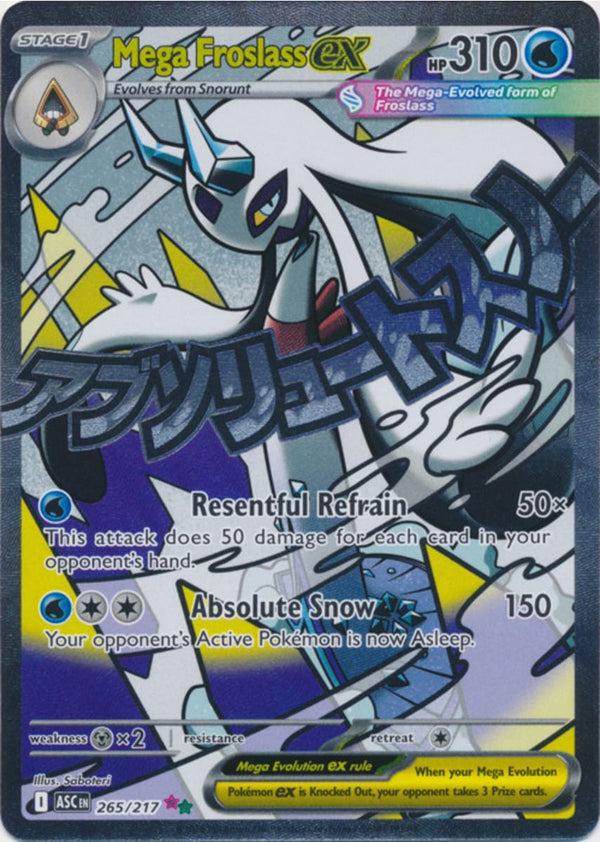 Mega Froslass ex - 265/217 - Mega Attack Rare