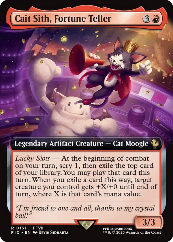 Cait Sith, Fortune Teller - Extended Art (FIC)