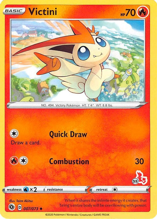 Victini (#53 Cinderace Stamped) - 007/073 - Promo
