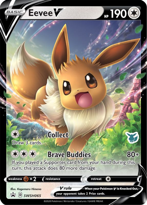 Eevee V (Eevee Stamped) - SWSH065 - Promo