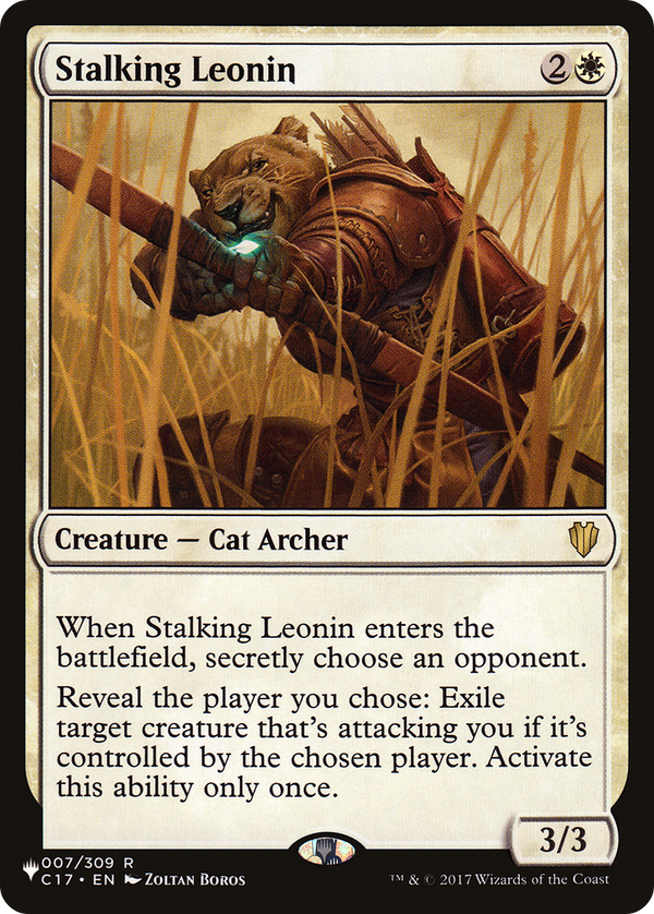 Stalking Leonin - C17 Reprint (PLST)