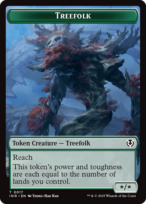 Treefolk Token // Wrenn and Seven Emblem (TINR)