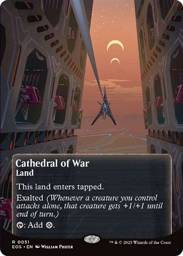 Cathedral of War - Borderless Poster (EOS)