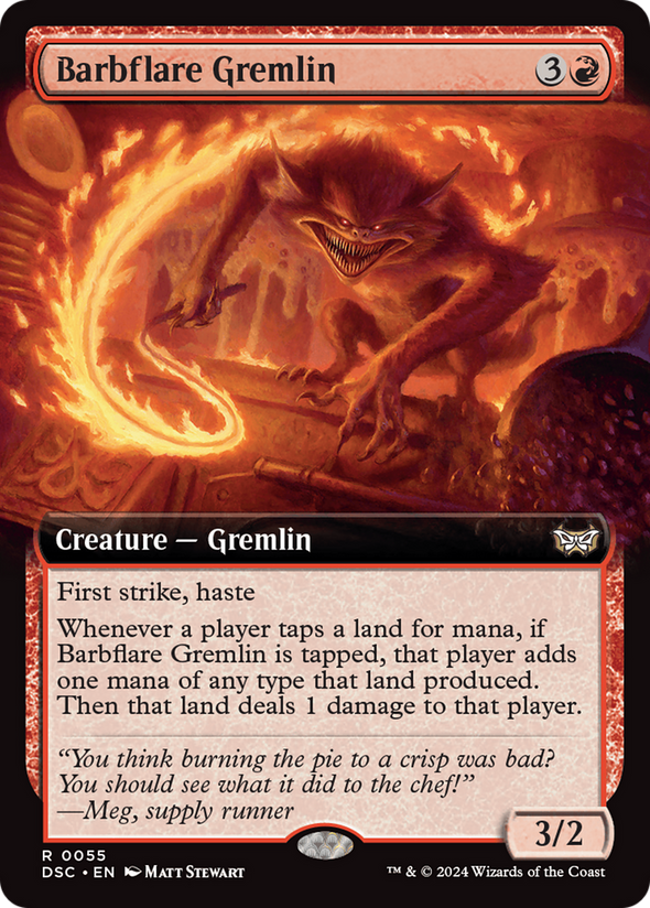 Barbflare Gremlin - Extended Art (DSC)