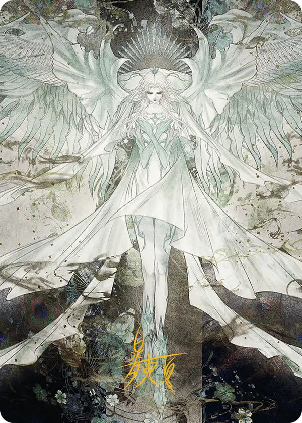 Hydaelyn, the Mothercrystal - Art Series (Gold-Stamped Signature) (AFIN)