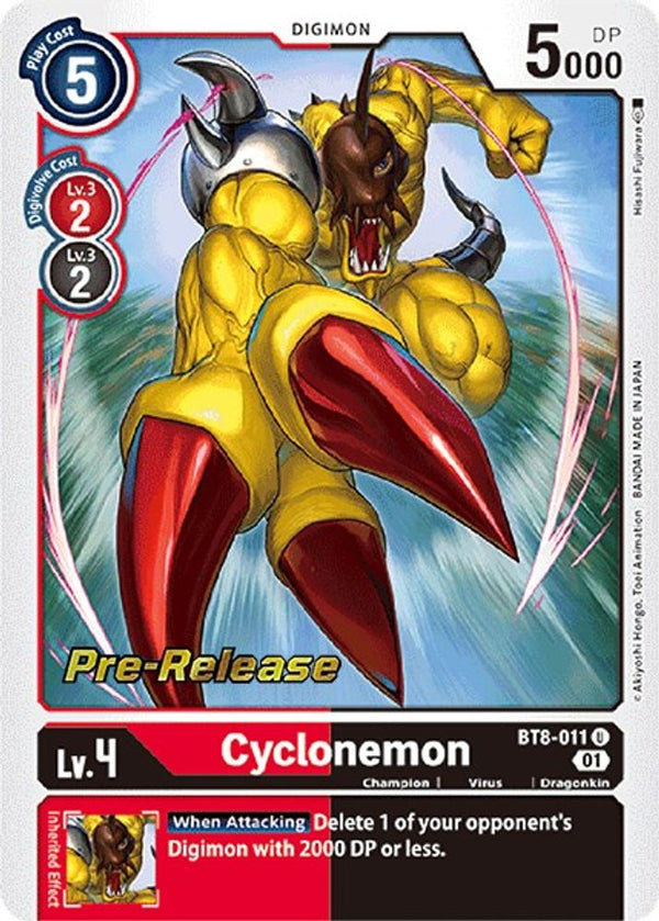 Cyclonemon - BT8-011 - Uncommon (Pre-Release)