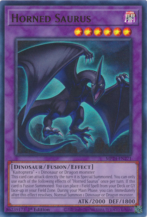 Horned Saurus - MP24-EN271 - Ultra Rare - 1st Edition