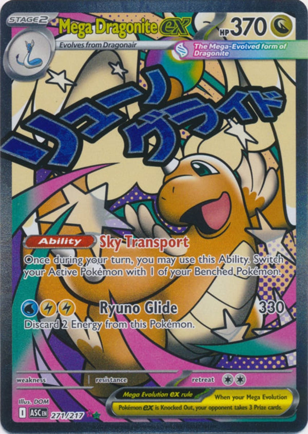 Mega Dragonite ex - 271/217 - Mega Attack Rare