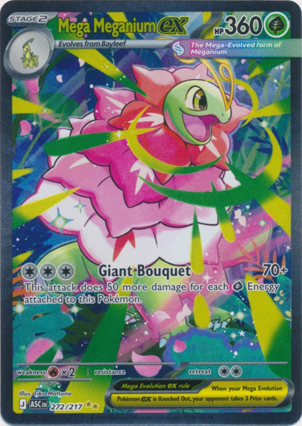 Mega Meganium ex - 272/217 - Special Illustration Rare